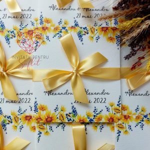 Invitație sun flower