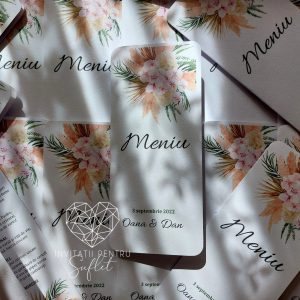 Meniu boho greenery