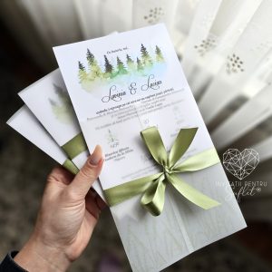 Invitație delicată natură